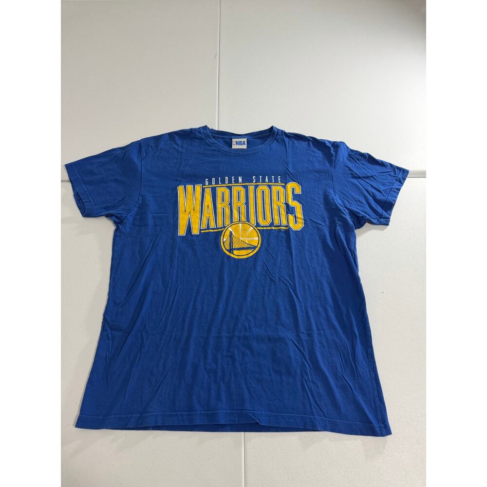 NBA Golden State Warriors Mens XL Blue Graphic Logo Tee